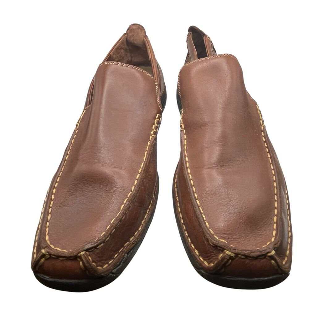 Cole Haan Loafers Shoes Men Size 12 Brown Leather Comfort Soles Classic Preppy